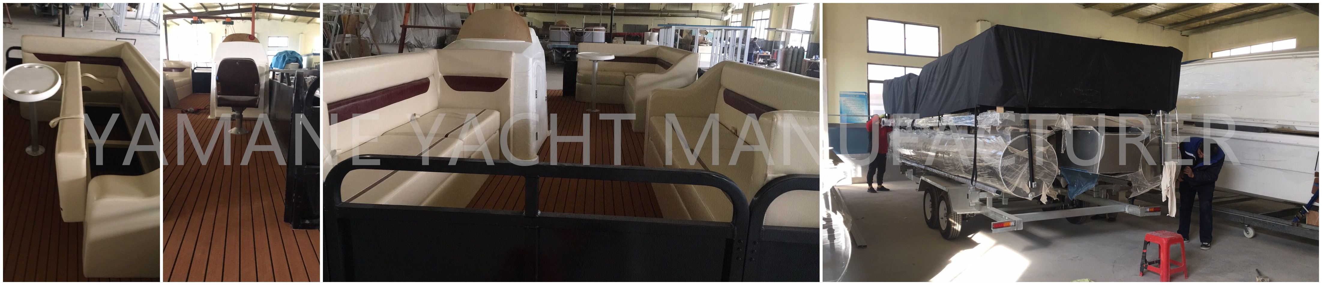 ALUMINUM PONTOON BOAT YAMANE (7) アルミポンツーンボートやまね (7)