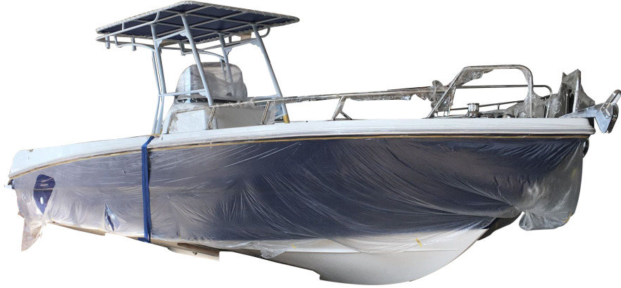 グラスファイバー製漁船