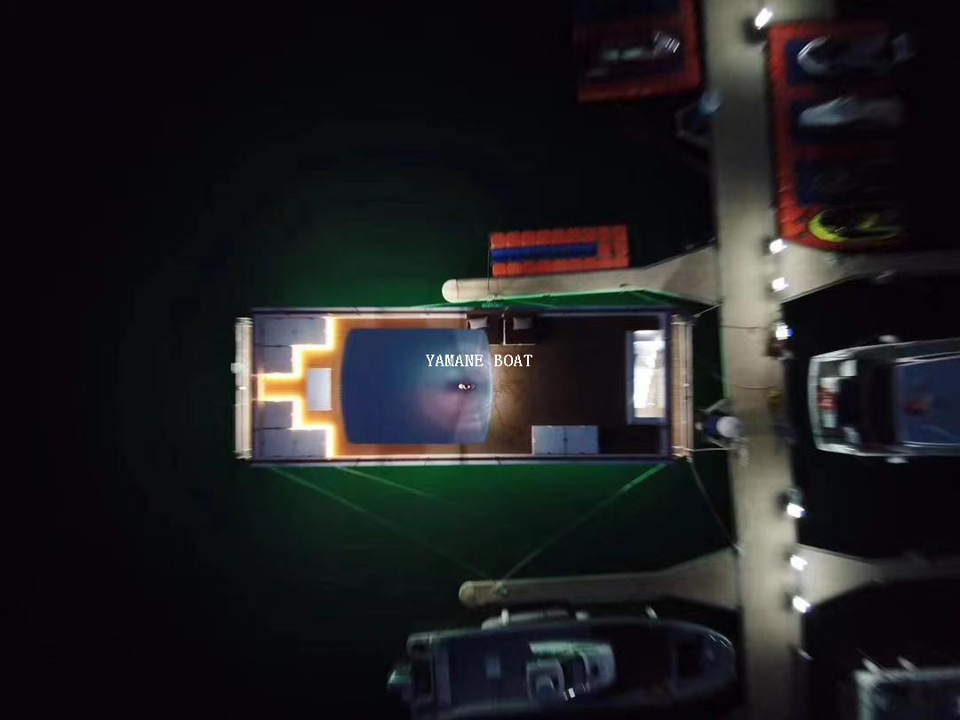 11.5m CE認証アルミニウムリビングポンツーンハウスボート 