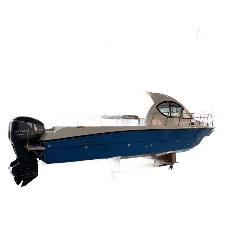 32 フィートのグラスファイバー製キャビン ボート