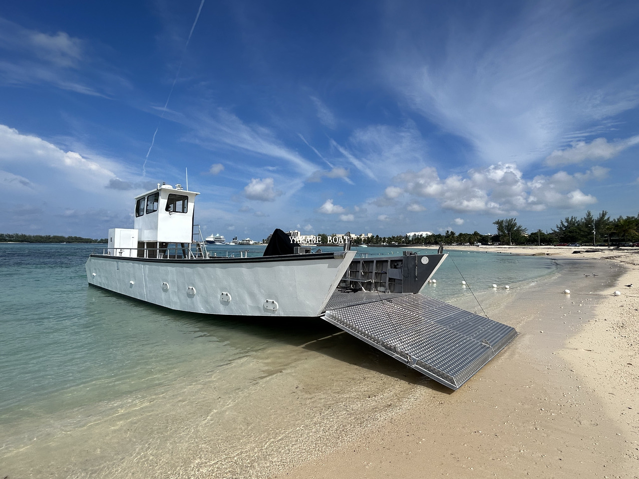 15mアルミニウム揚陸艇高品質輸送ボート