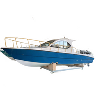 32 フィートのグラスファイバー製キャビン ボート