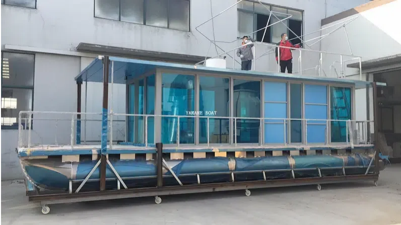 アルミニウムポンツーンボート